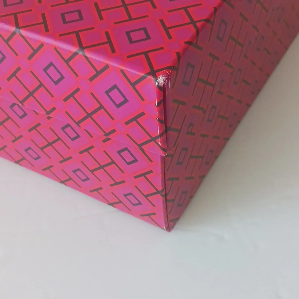 Tory Burch Pink Patterned Empty Box 12